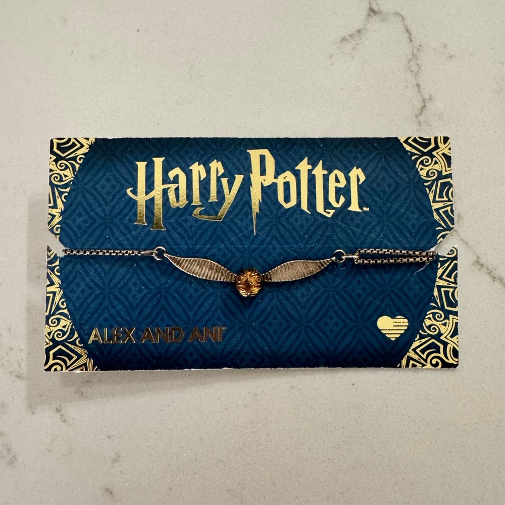 Alex and Ani Golden Snitch Pull Chain Bracelet - 925 Silver